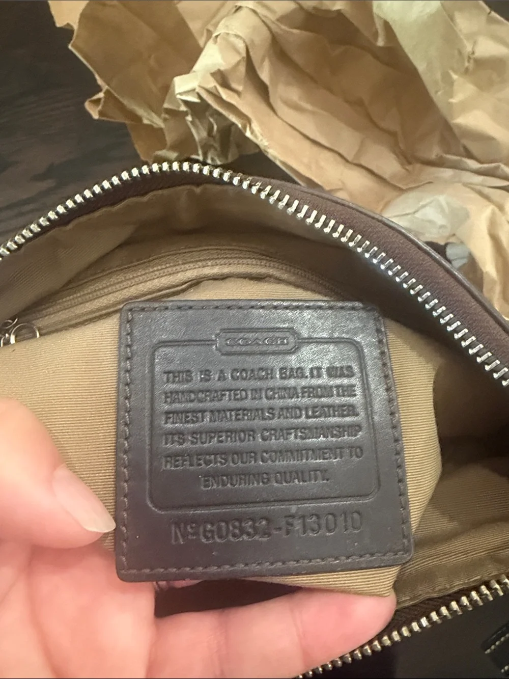 Coach Bleecker Signature Bucket/Duffle Bag